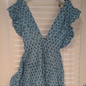 Oliphant Dress Womens Medium Cross Back Mini